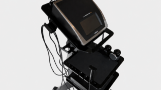 肩こり・腰痛の施術に使用するラジオ波機器「ラジオスティム MH2」